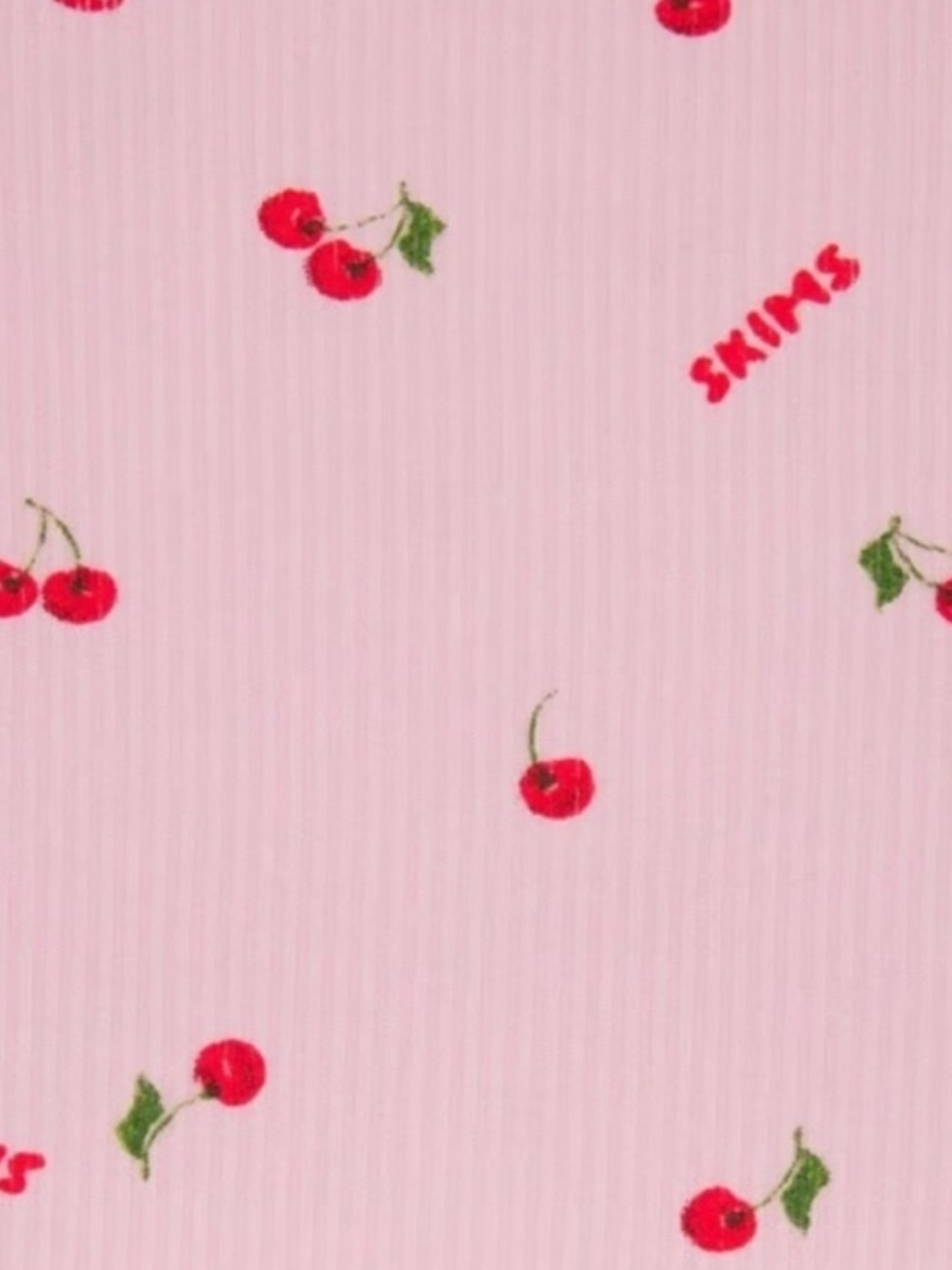 SKIMS SOFT LOUNGE LONG SLEEVE HENLEY LIMITED EDITION: CHERRY BLOSSOM PRINT XS - Picture 4 of 12